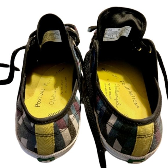 Kate Spade Saturdays PF Flyers Cap Toe Sneakers - Green/Blue/Purple - 8 - Picture 6 of 10